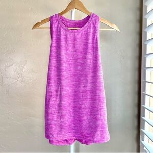 Lululemon Sculpt Tank Heathered Pink Racerback Top
